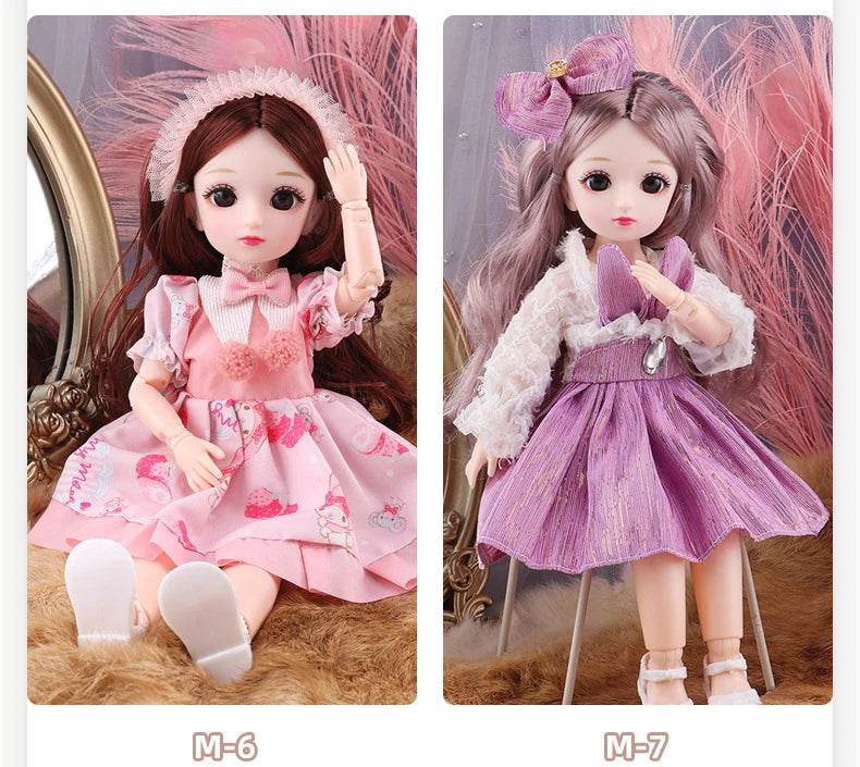 BJD Dolls For Girls 30 CM Anime Hinged Doll With Clothes - ToylandEU