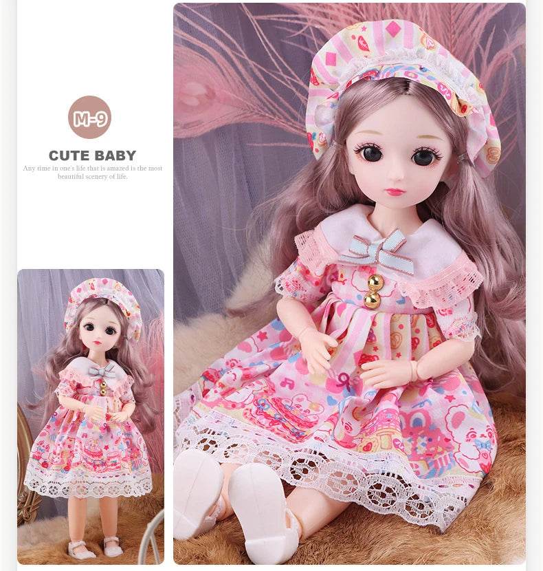 BJD Dolls For Girls 30 CM Anime Hinged Doll With Clothes - ToylandEU