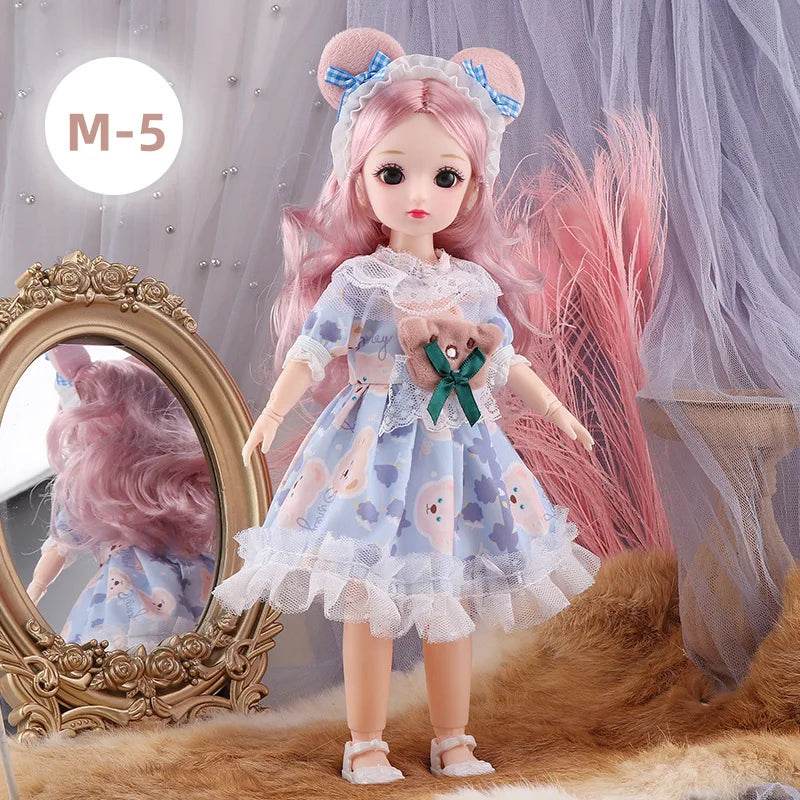 BJD Dolls For Girls 30 CM Anime Hinged Doll With Clothes - ToylandEU