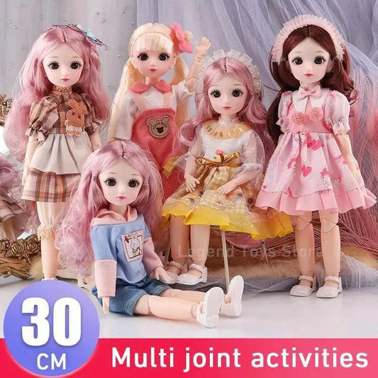  BJD Dolls For Girls 30 CM Anime Hinged Doll with Clothes -  ToylandEU™