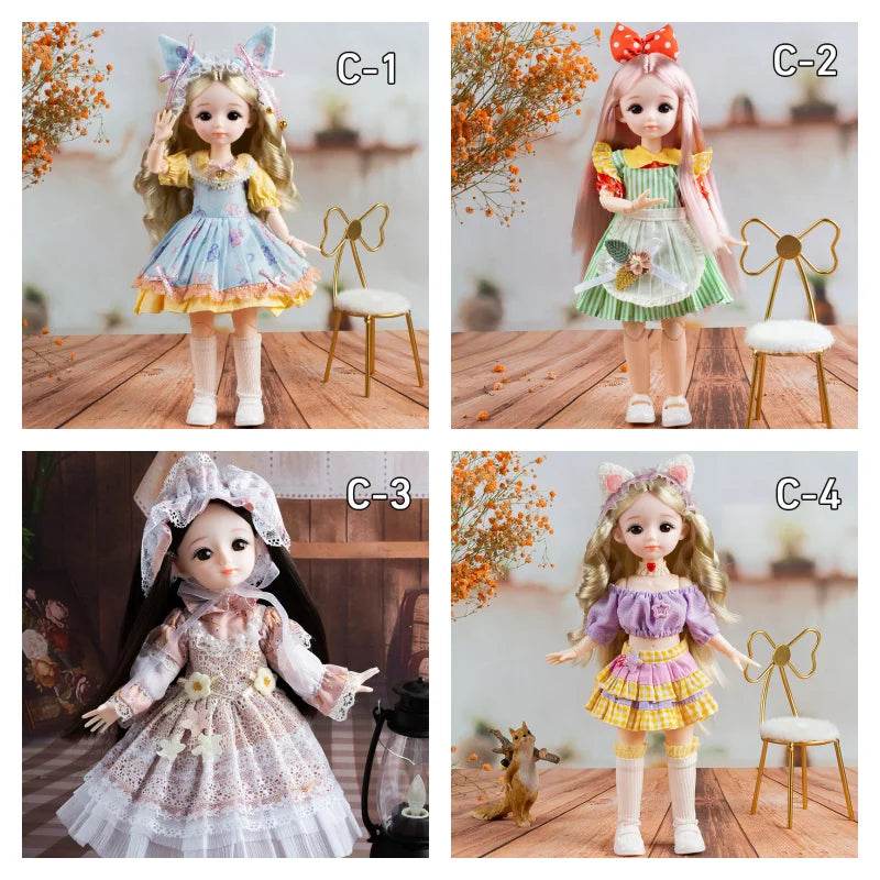 BJD Dolls For Girls Full Set 1/6 Anime 30cm DIY Toys - ToylandEU