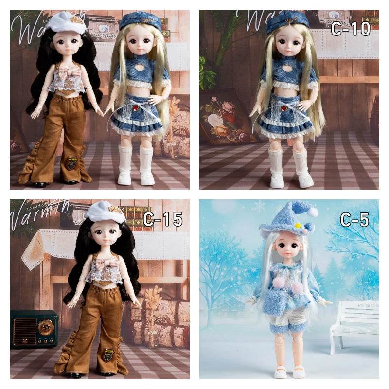 BJD Dolls For Girls Full Set 1/6 Anime 30cm DIY Toys - ToylandEU