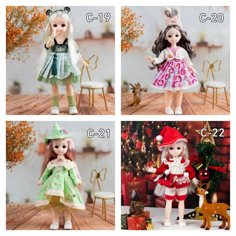 BJD Dolls For Girls Full Set 1/6 Anime 30cm DIY Toys - ToylandEU