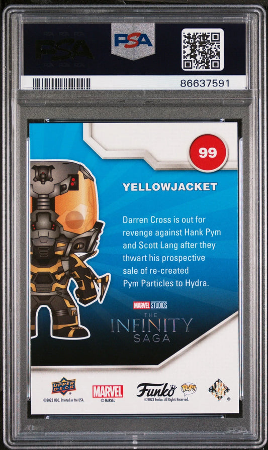 2023 UPPER DECK FUNKO POP MARVEL YELLOWJACKET #99 PSA 10 - ToylandEU