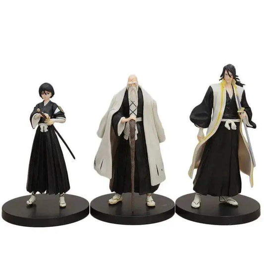  BLEACH Kuchiki Rukia Byakuya Yamamoto Genryuusai Shigekuni PVC Action Figure, Anime Figurines Standing Position Statues 16 CM -  ToylandEU™
