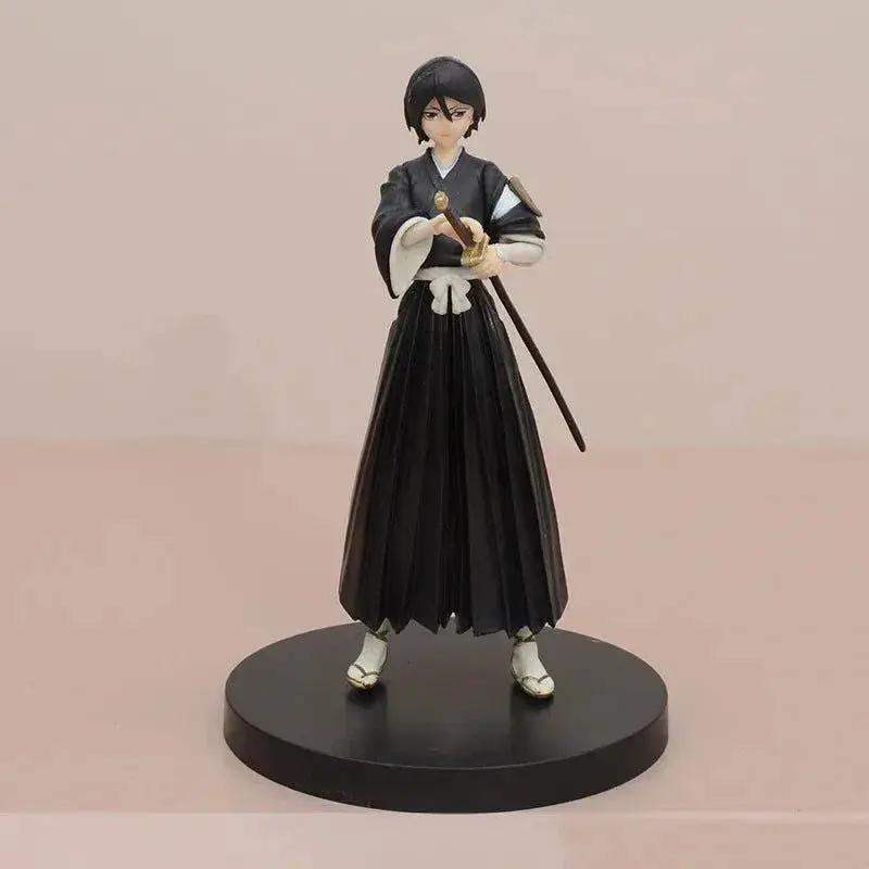 BLEACH Kuchiki Rukia Byakuya Yamamoto Genryuusai Shigekuni PVC Action Figure, Anime Figurines Standing Position Statues 16 CM - ToylandEU