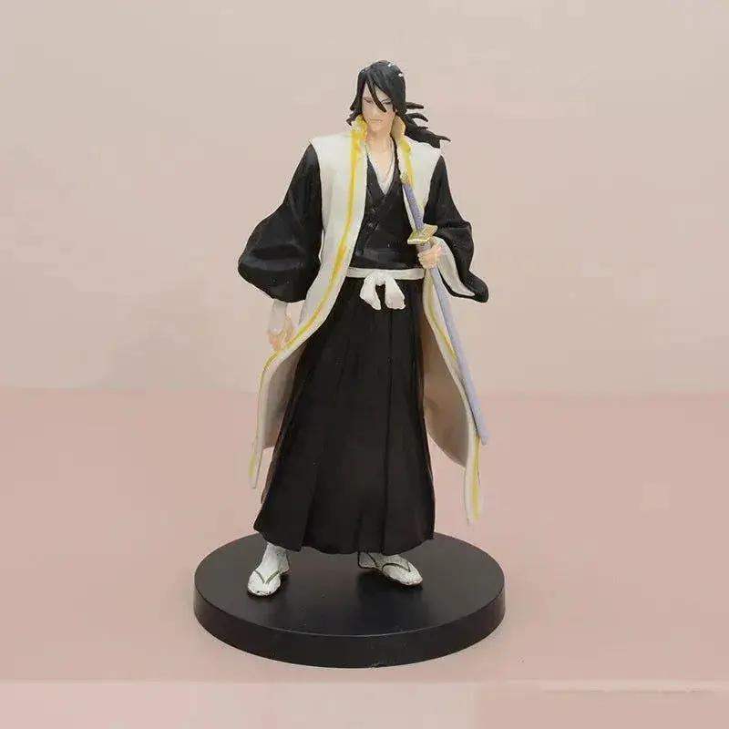 BLEACH Kuchiki Rukia Byakuya Yamamoto Genryuusai Shigekuni PVC Action Figure, Anime Figurines Standing Position Statues 16 CM - ToylandEU