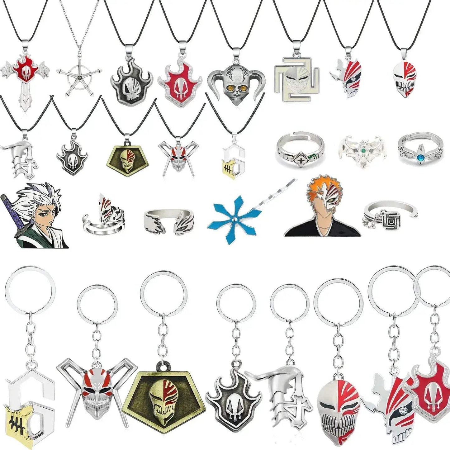Bleach TYBW Keychains Pendants Set For Fans Premium Quality - ToylandEU