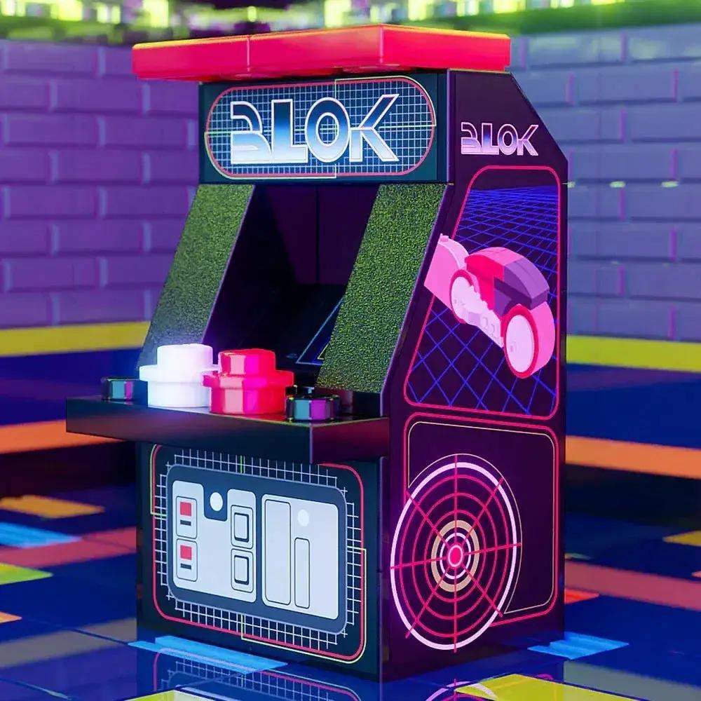 Custom BLOK (1982 Edition) Classic Arcade Machine - ToylandEU