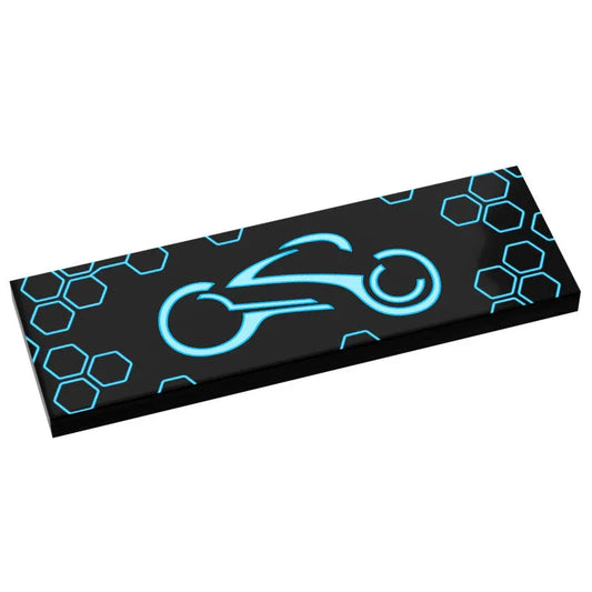 Custom LEGO Tile 2x6 Panel For TRON Builds Space Themes - ToylandEU