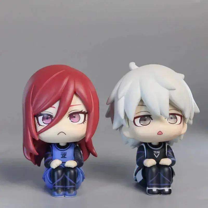 Blue Lock Chibi Figurines Set Collectible 10cm Isagi Nagi Hyoma - ToylandEU