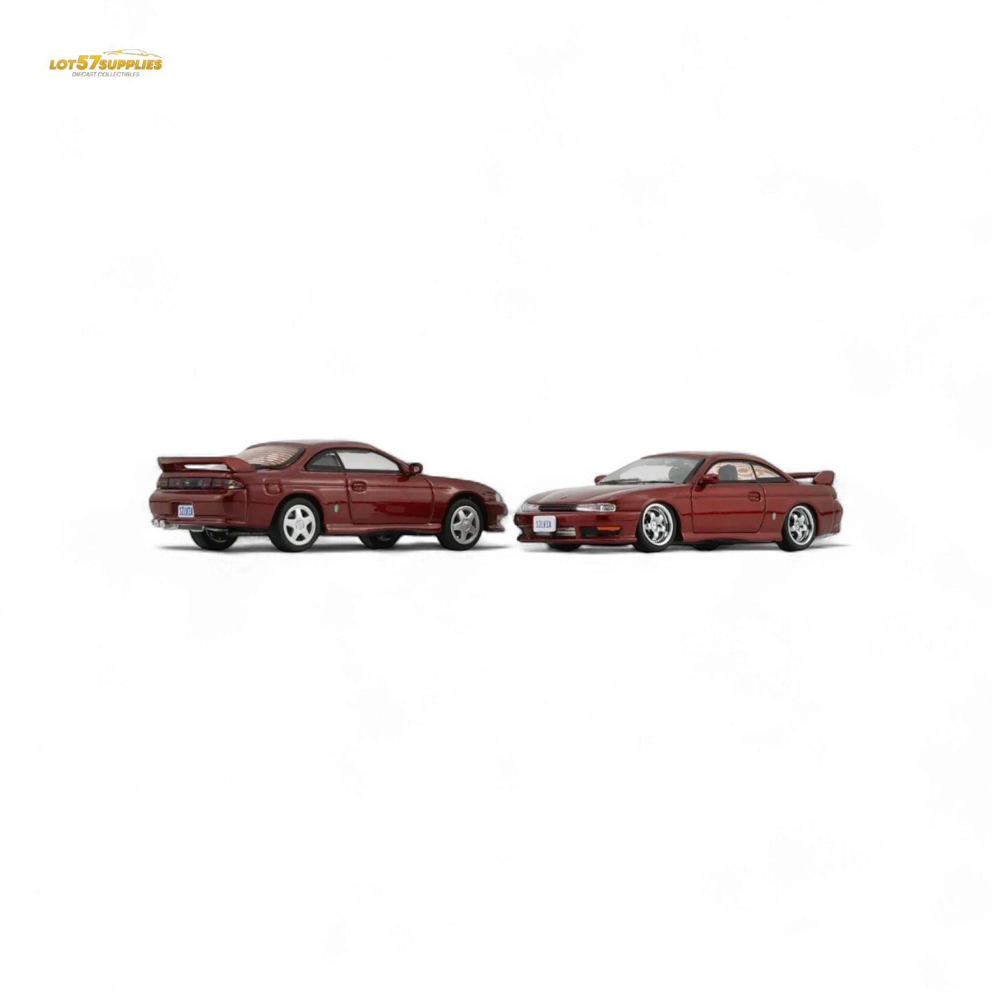 BM Creations Nissan Silvia S14 RED - RHD 1:64 - ToylandEU