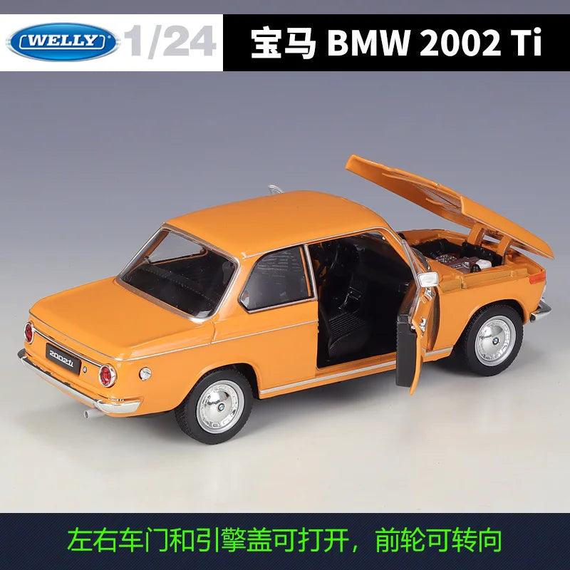  BMW 2002 Ti Diecast | 1:24 Scale Alloy | Toylandeu™ 
