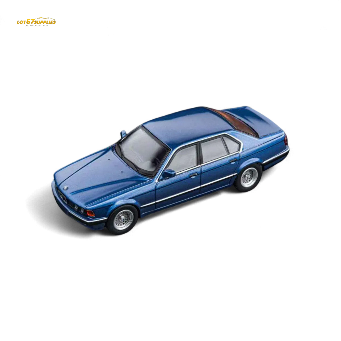 BMW Diecast 1 64 E32 Alpina Blue Premium Collector Sedan - ToylandEU