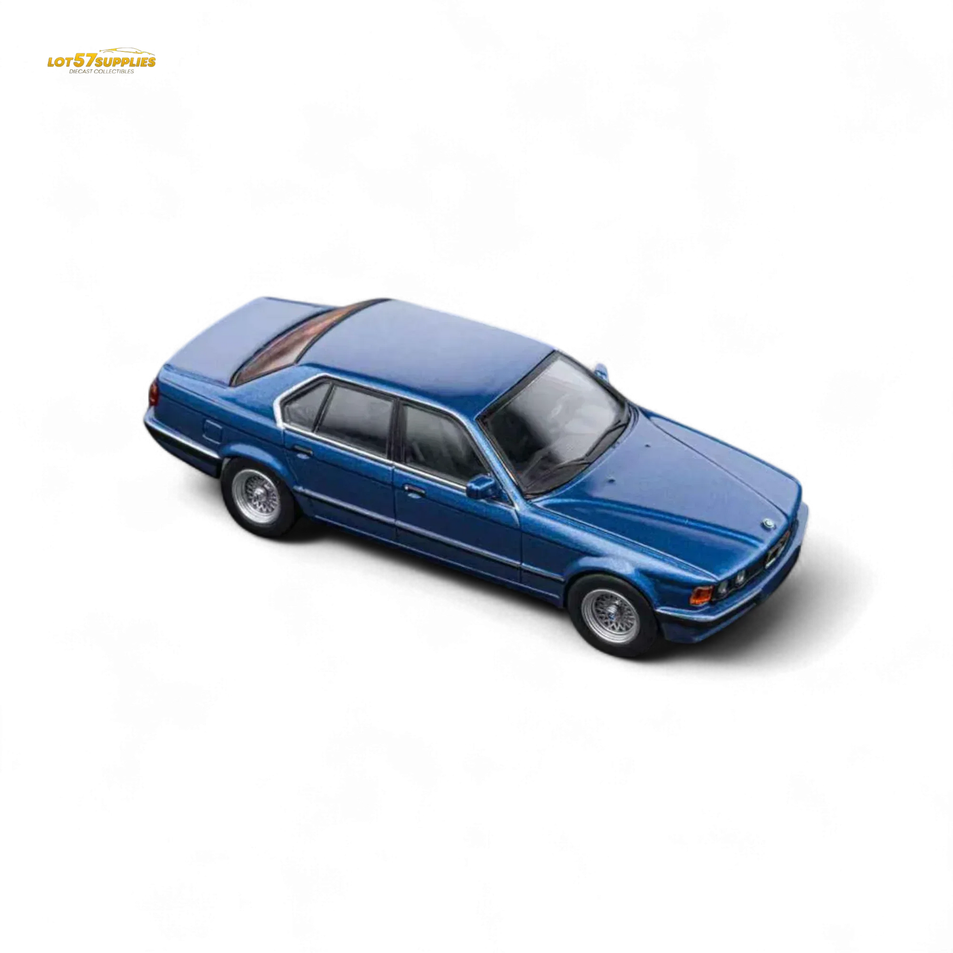 BMW Diecast 1 64 E32 Alpina Blue Premium Collector Sedan - ToylandEU