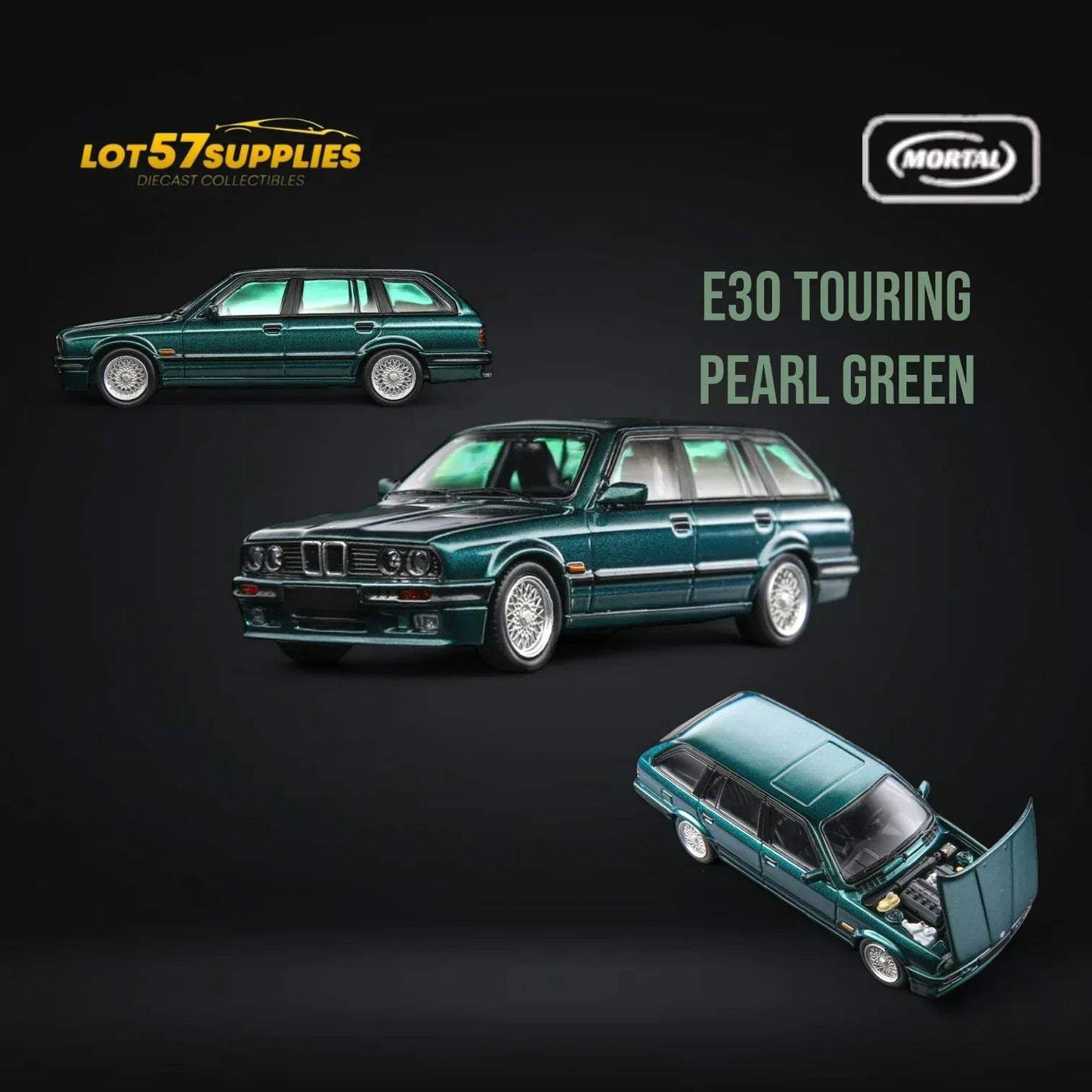 BMW E30 Touring Wagon Diecast 1:64 Openable Hood Limited Edition - ToylandEU
