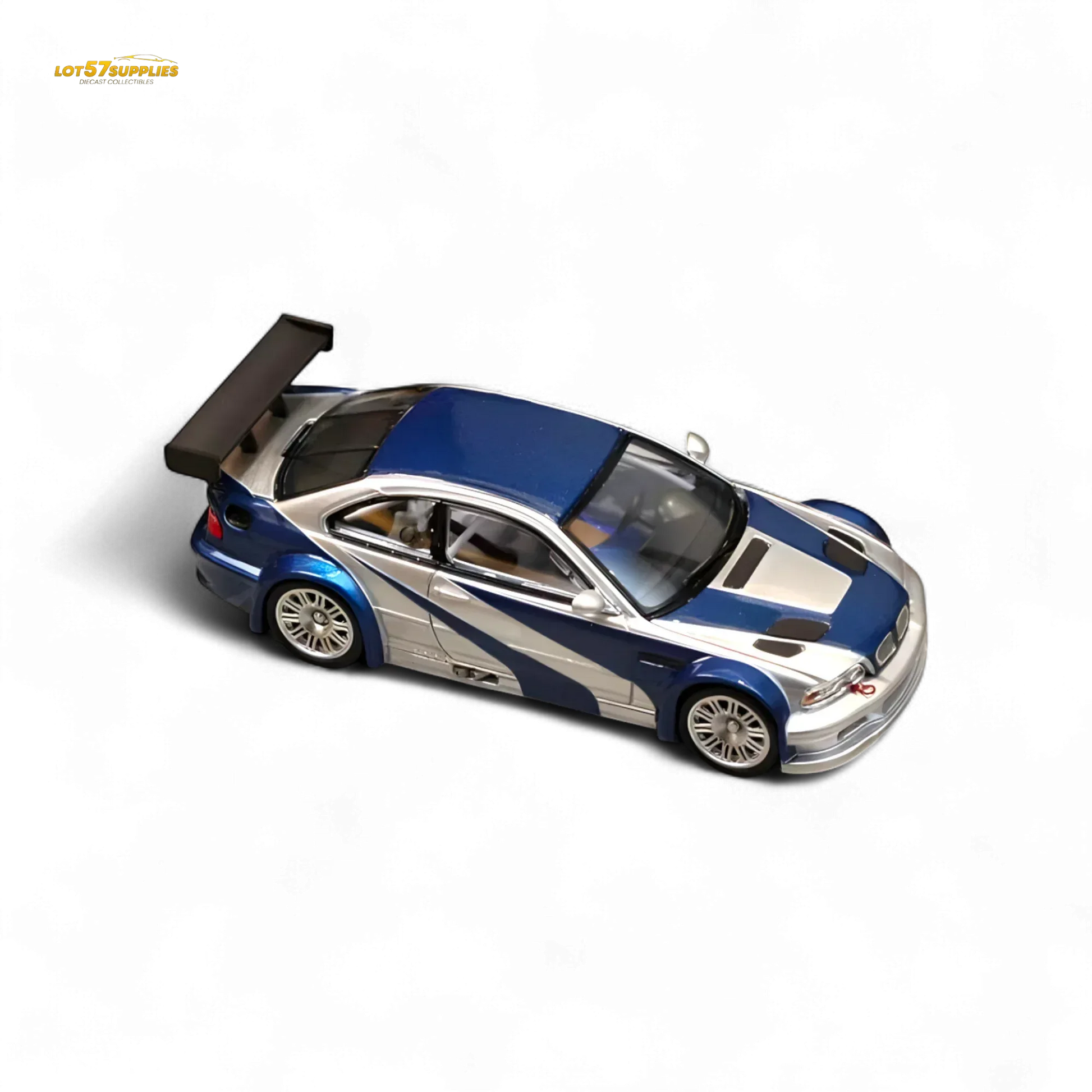 BMW E46 M3 GTR Diecast Model 64 Scale Openable Hood - ToylandEU