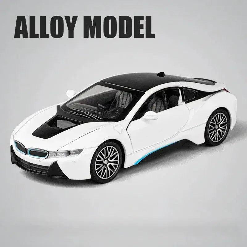  BMW I8 1 32 Diecast Alloy Car Sound And Light -  ToylandEU™