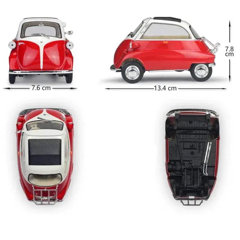 BMW Isetta Diecast One Eighteen Alloy Car Model Collectible Gift - ToylandEU