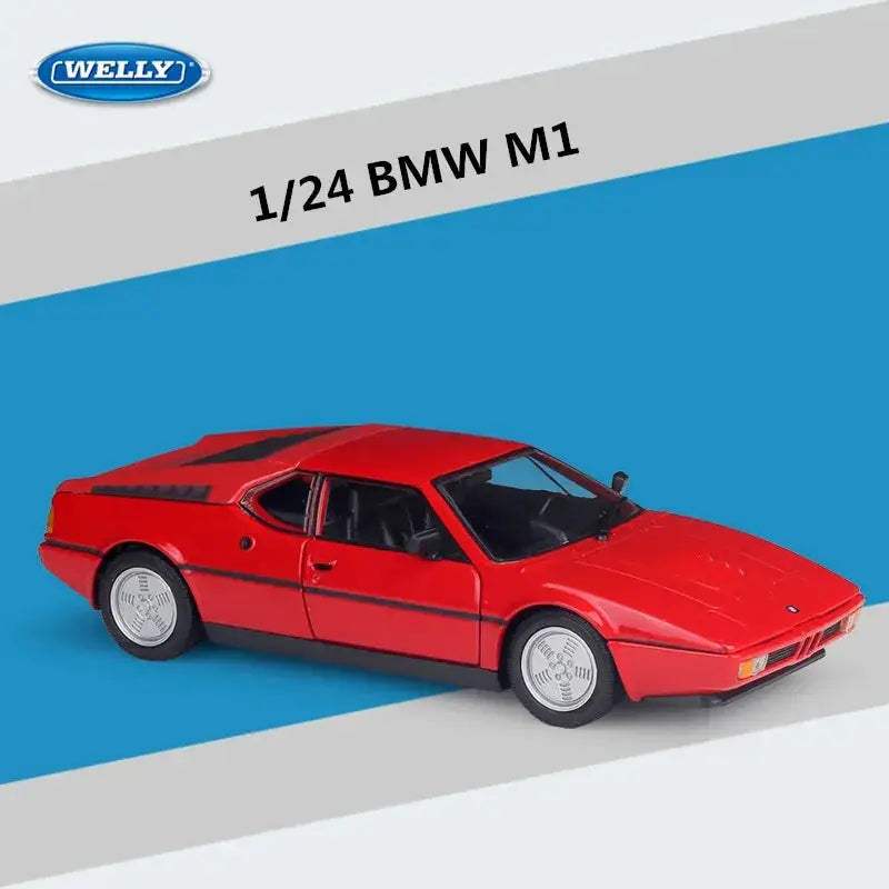 BMW M1 1-24 Diecast Model Car Alloy Racing Replica - ToylandEU