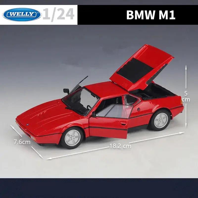  BMW M1 Diecast Model Car 1 24 Alloy Racing Replica -  ToylandEU™