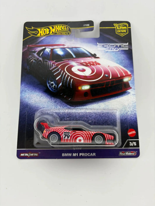 BMW M1 Procar Hot Wheels Car Culture Premium Metal Construction - ToylandEU