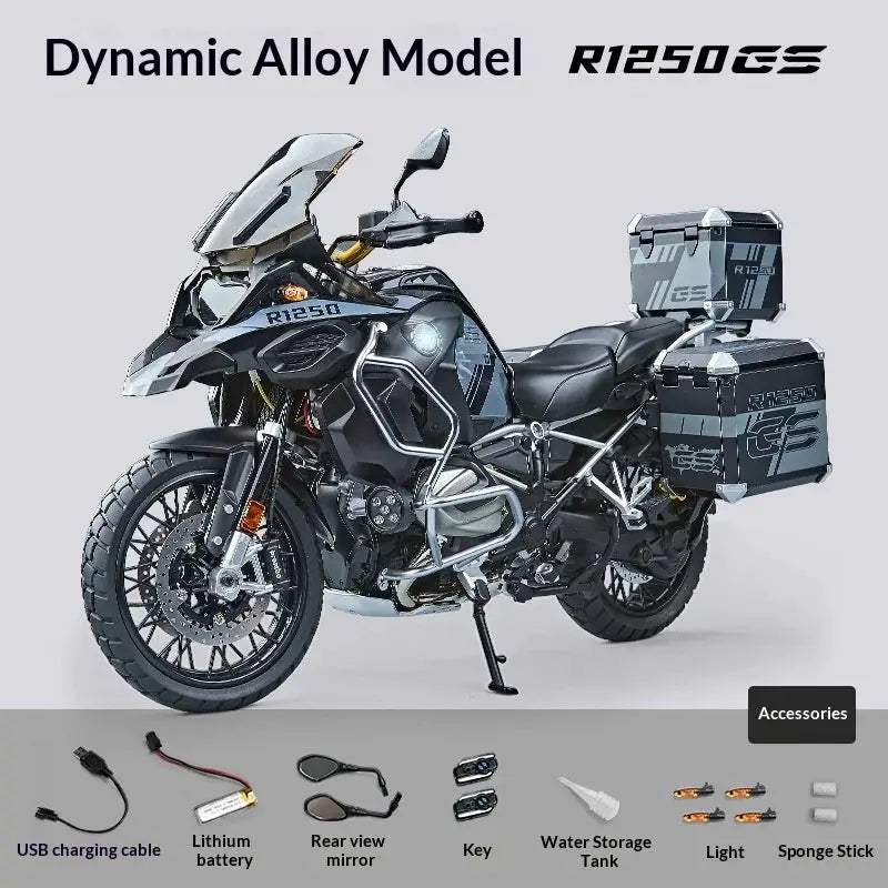  BMW R 1250 GS Adventure Diecast 1To7 Handcrafted Model -  ToylandEU™