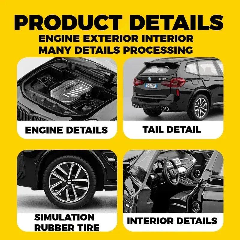  BMW X3M Diecast Model Car With Pull Back Sound -  ToylandEU™
