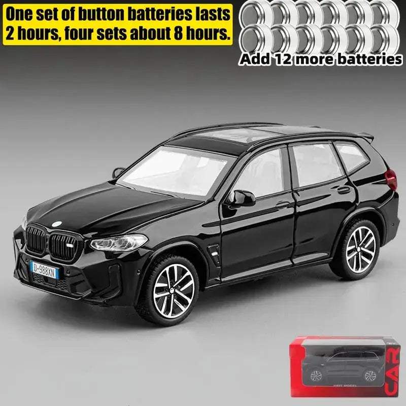 BMW X3M Diecast SUV 1To32 Scale Premium Alloy Collectible - ToylandEU