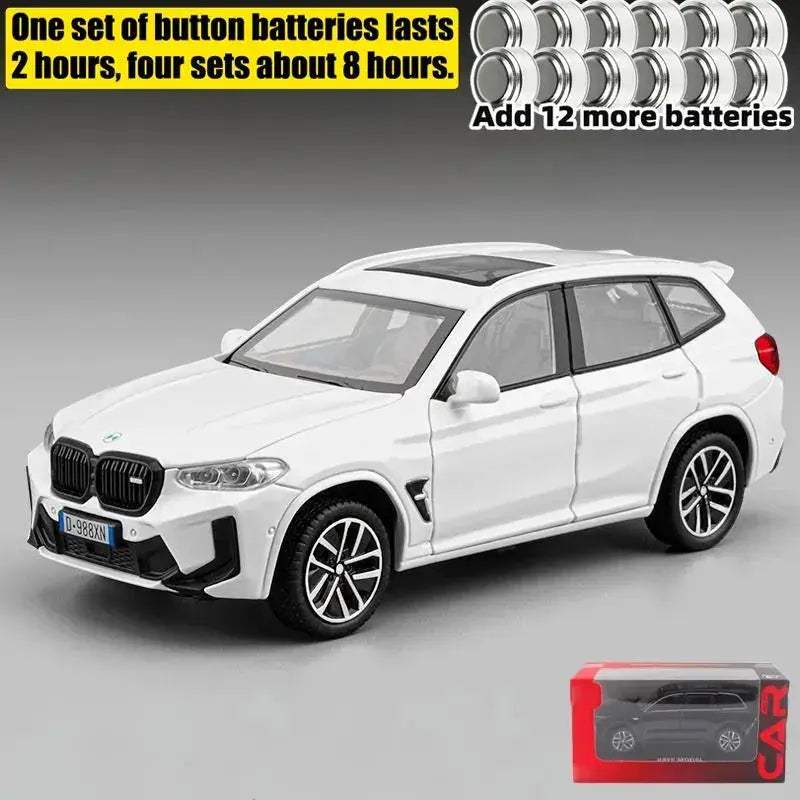 BMW X3M Diecast SUV 1To32 Scale Premium Alloy Collectible - ToylandEU