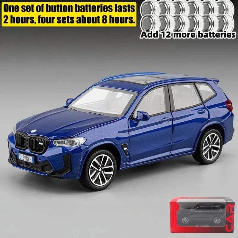 BMW X3M Diecast SUV 1To32 Scale Premium Alloy Collectible - ToylandEU