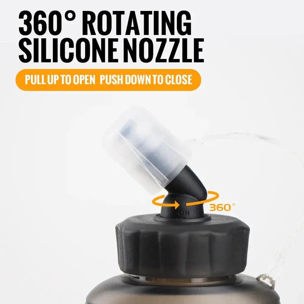  BPA Free Foldable Water Bottle Silicone Straw Ultralight -  ToylandEU™