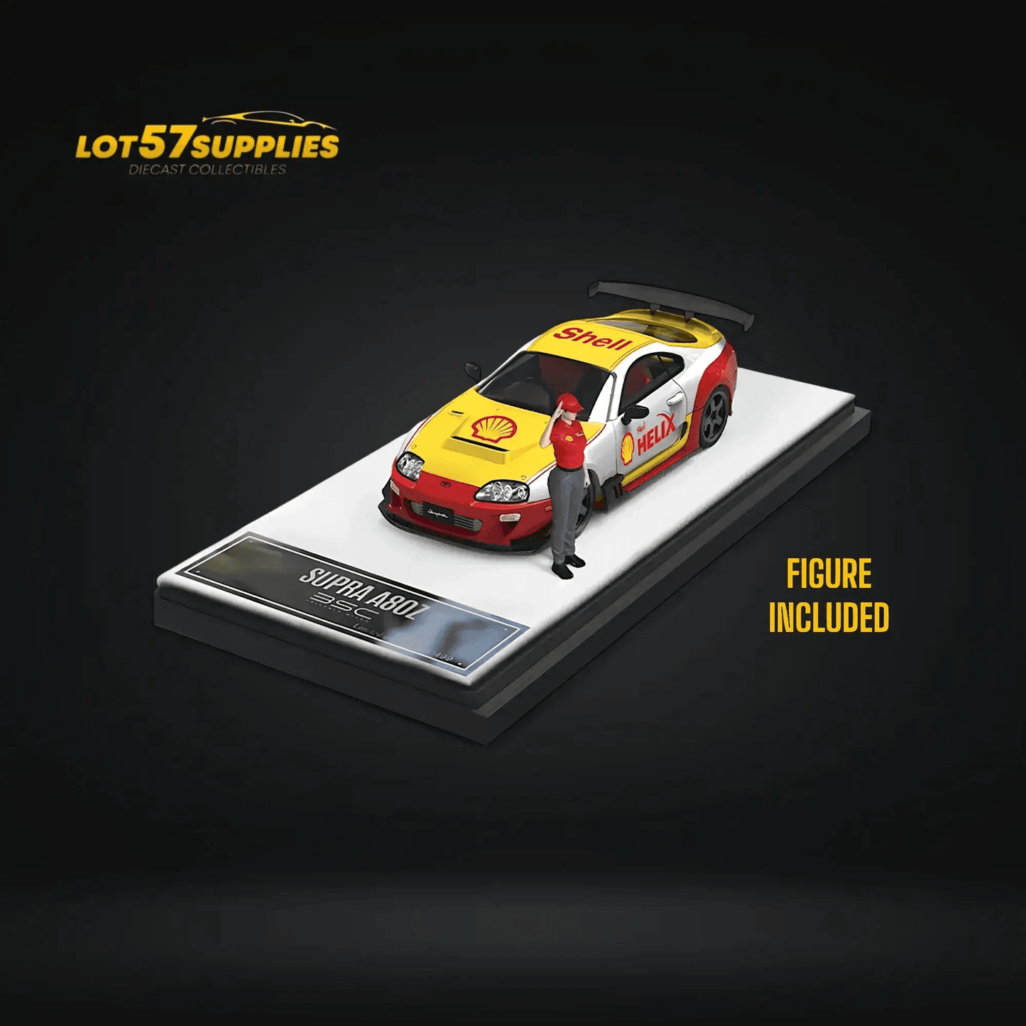 BSC Toyota Supra A80Z Shell Livery Figure Version 1:64 - ToylandEU