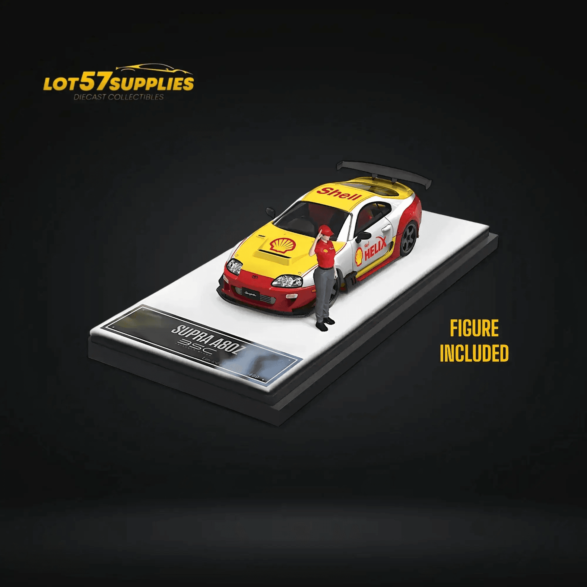 BSC Toyota Supra A80Z Shell Livery Figure Version 1:64 - ToylandEU
