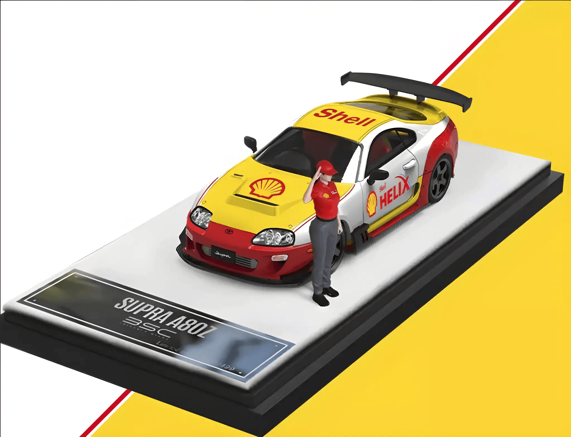 BSC Toyota Supra A80Z Shell Livery Figure Version 1:64 - ToylandEU