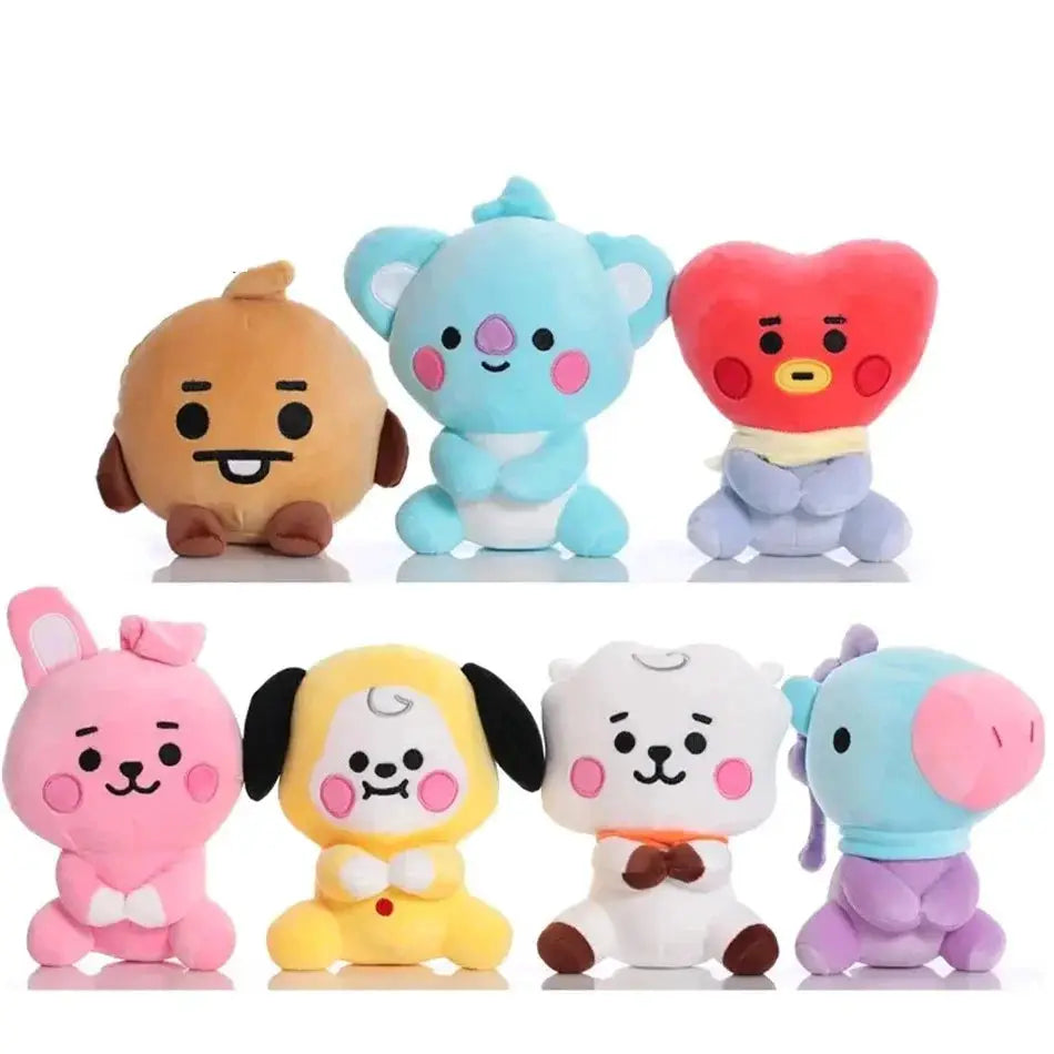  BT21 Plush Backpack Pendant Shooky Mang Cooky Bundle -  ToylandEU™