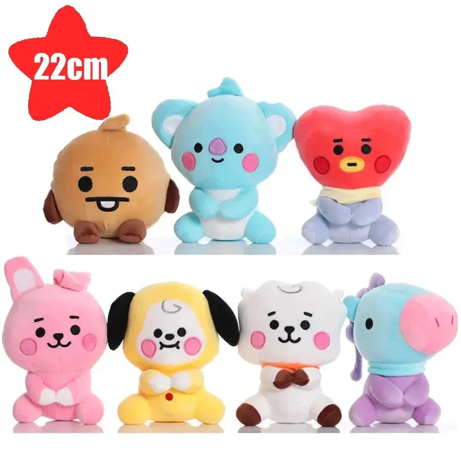  BT21 Plush Backpack Pendant Shooky Mang Cooky Bundle -  ToylandEU™
