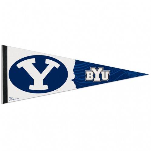 BYU Cougars Premium Style Pennant 12x30 Inches Felt - ToylandEU