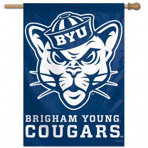 BYU Cougars Vertical Banner 28x40 Special Order Outdoor - ToylandEU