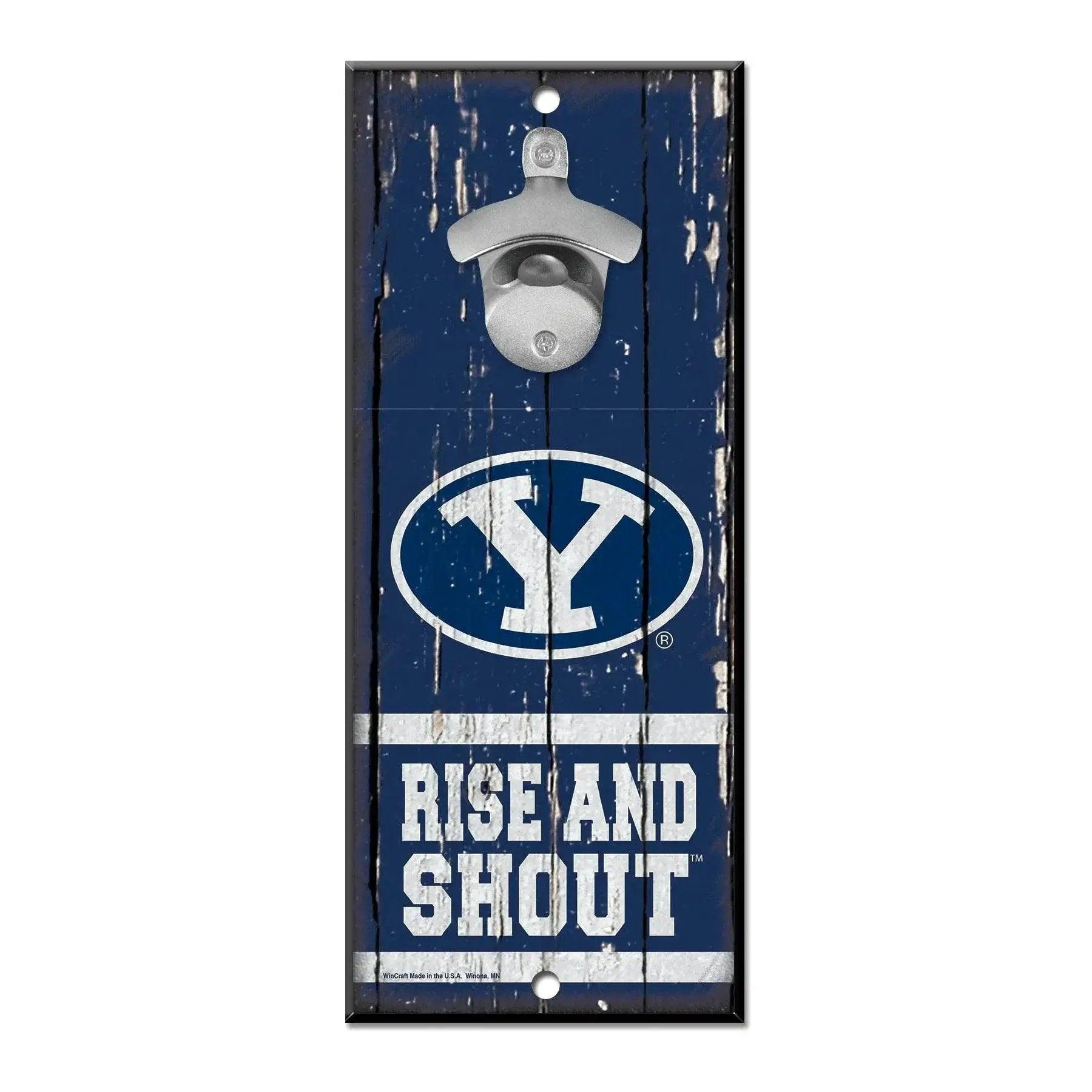  BYU Cougars Wood Sign Bottle Opener 5x11 Slogan Retro -  ToylandEU™