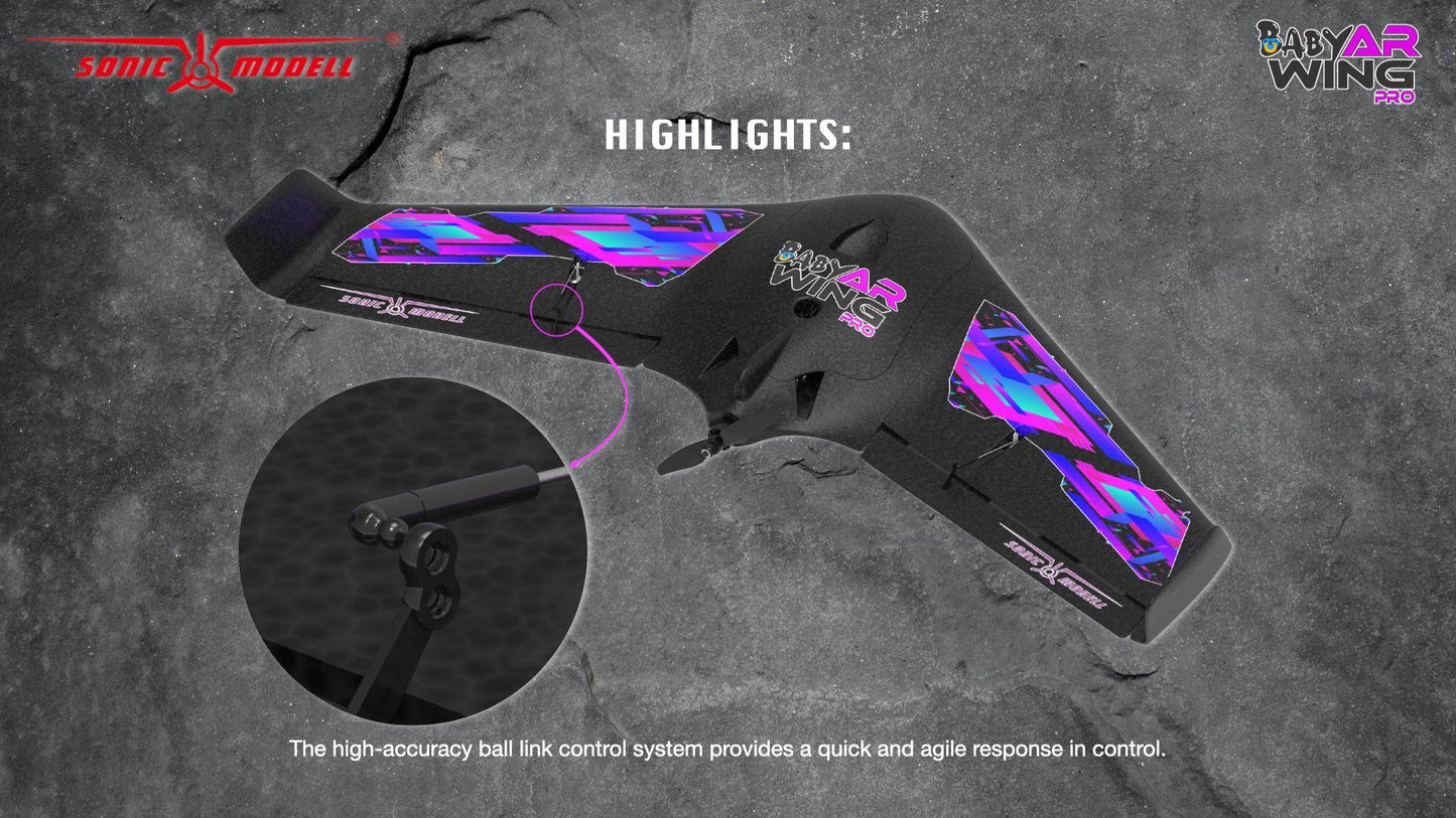 Baby AR Wing Pro 682mm Wingspan EPP FPV Flying Wing RC Airplane - ToylandEU