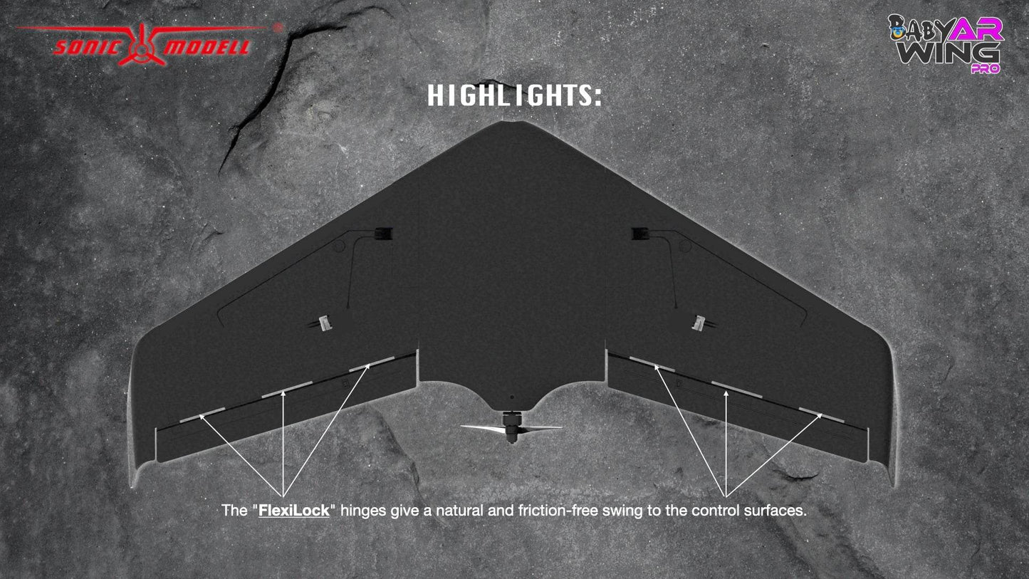 Baby AR Wing Pro 682mm Wingspan EPP FPV Flying Wing RC Airplane - ToylandEU