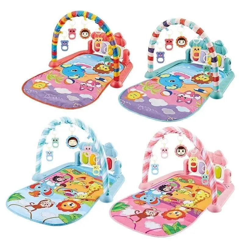  Baby Gyms & Playmats 5 In 1 Baby Gym Play Mat Non-Slip Tummy Time Mat with Colorful Toys and Music for 0-36 Months -  ToylandEU™
