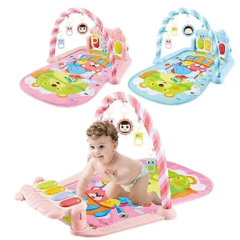  Baby Gyms & Playmats 5 In 1 Baby Gym Play Mat Non-Slip Tummy Time Mat with Colorful Toys and Music for 0-36 Months -  ToylandEU™