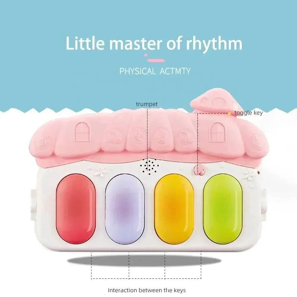  Baby Gyms & Playmats 5 In 1 Baby Gym Play Mat Non-Slip Tummy Time Mat with Colorful Toys and Music for 0-36 Months -  ToylandEU™