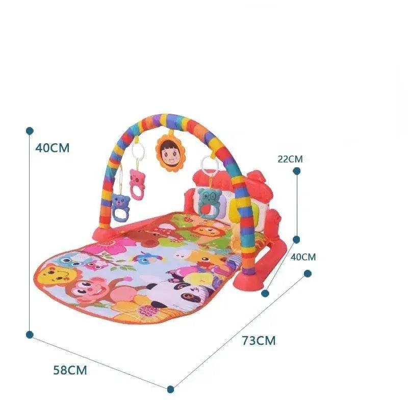  Baby Gyms & Playmats 5 In 1 Baby Gym Play Mat Non-Slip Tummy Time Mat with Colorful Toys and Music for 0-36 Months -  ToylandEU™