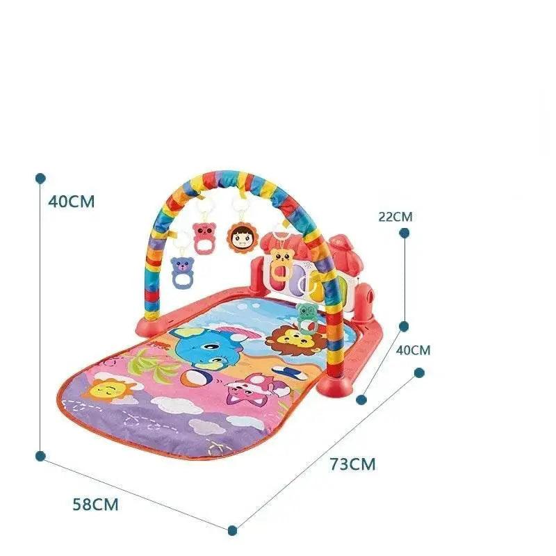  Baby Gyms & Playmats 5 In 1 Baby Gym Play Mat Non-Slip Tummy Time Mat with Colorful Toys and Music for 0-36 Months -  ToylandEU™