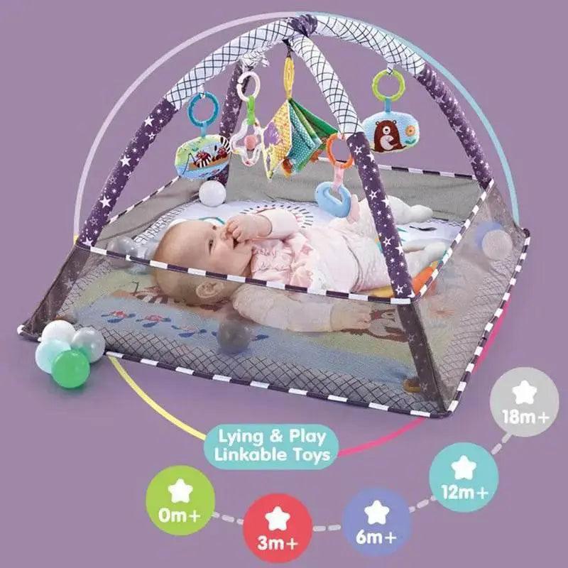  Educational Fitness Frame for Children Play Mat Rack Crawling Blanket Infant Play Rug Gift Kids Activity Mat Gym Baby Toys -  ToylandEU™