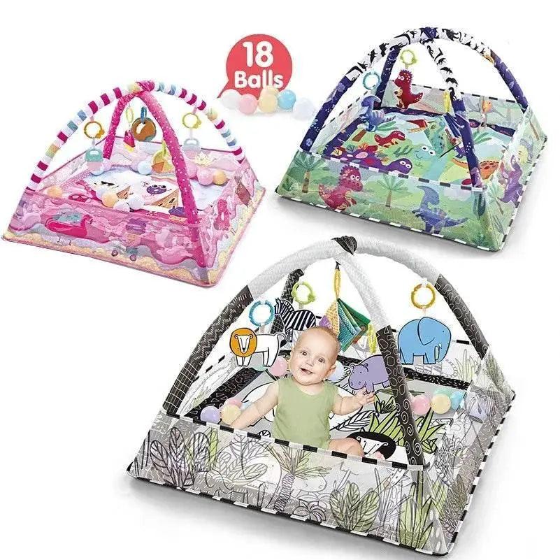  Multifunctional Fitness Frame For Children Educational Mat Crawling Blanket Infant Play Rug Kids Activity Mat Gym Baby Toys Gift -  ToylandEU™