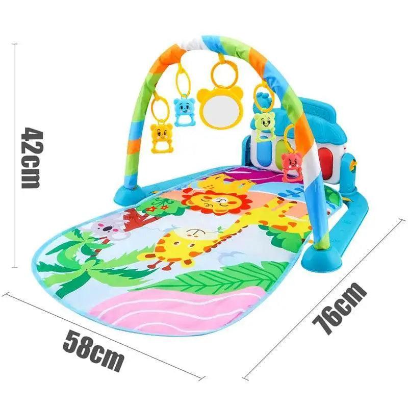  Baby Fitness Stand Music Play Gym Activity Toys Newborn Piano Crawling Blanket Pedal Game Pad Early Education 0-36 Months Gifts -  ToylandEU™